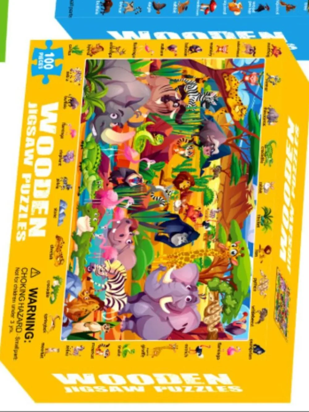 100 Piece Puzzles for Kids Ages 4-6 8-10, Safe Educational Jigsaw Puzzles